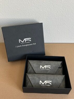 NEW Mack Russo 2-Pack Sunglasses Set - His & Hers